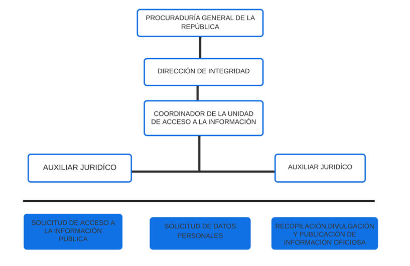 Estructura organizativa de la UAIP-PGR